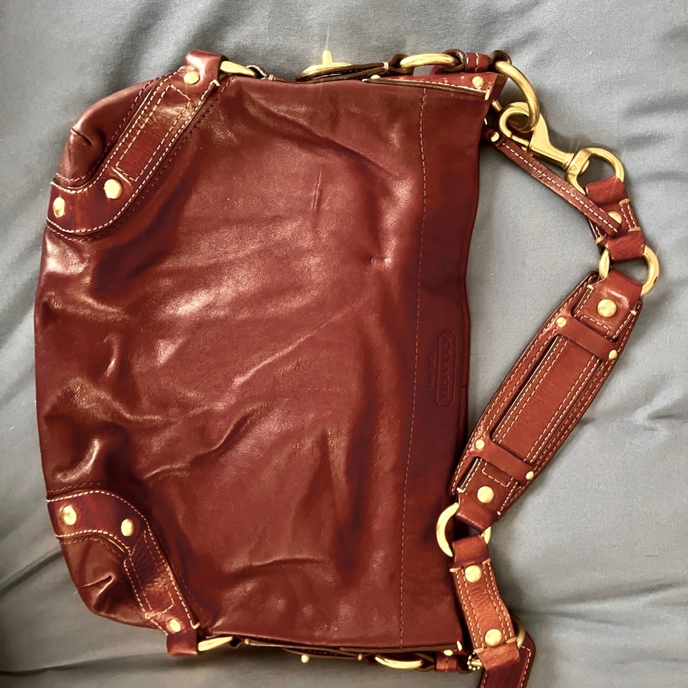 COACH shoulder tote purse